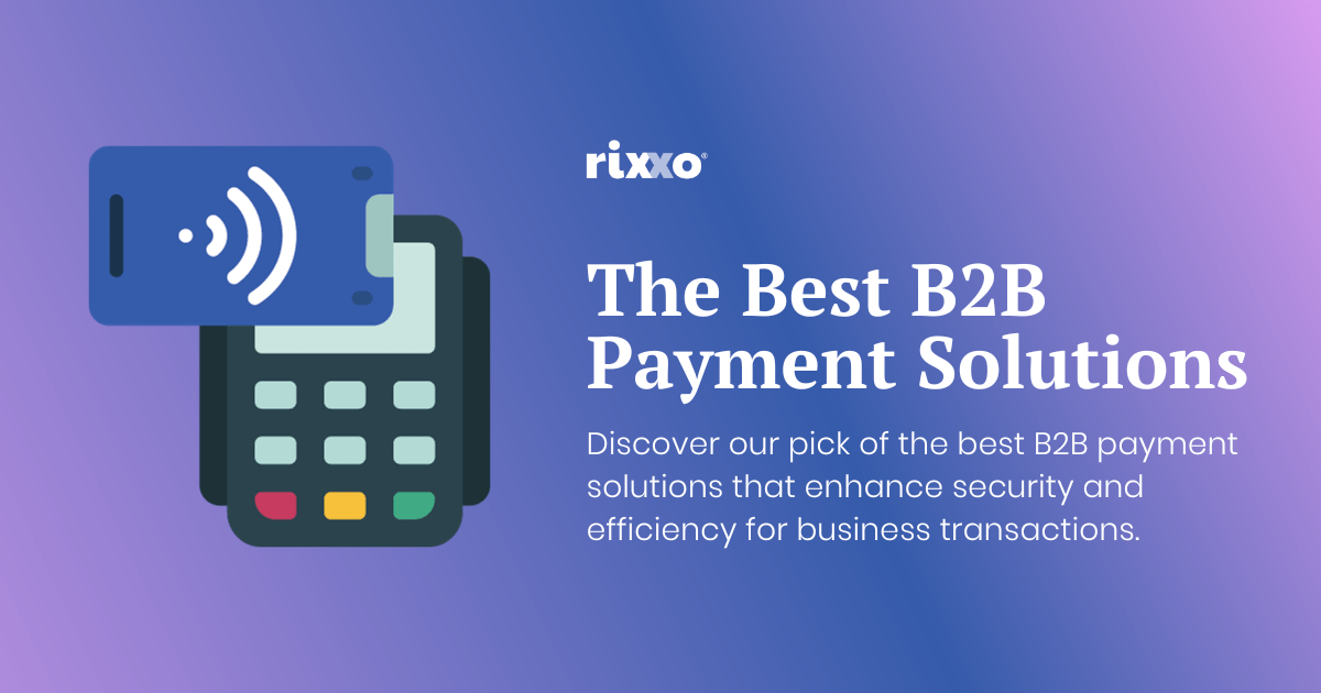 The Best B2B Payment Solutions Graphic image of a card reading machine