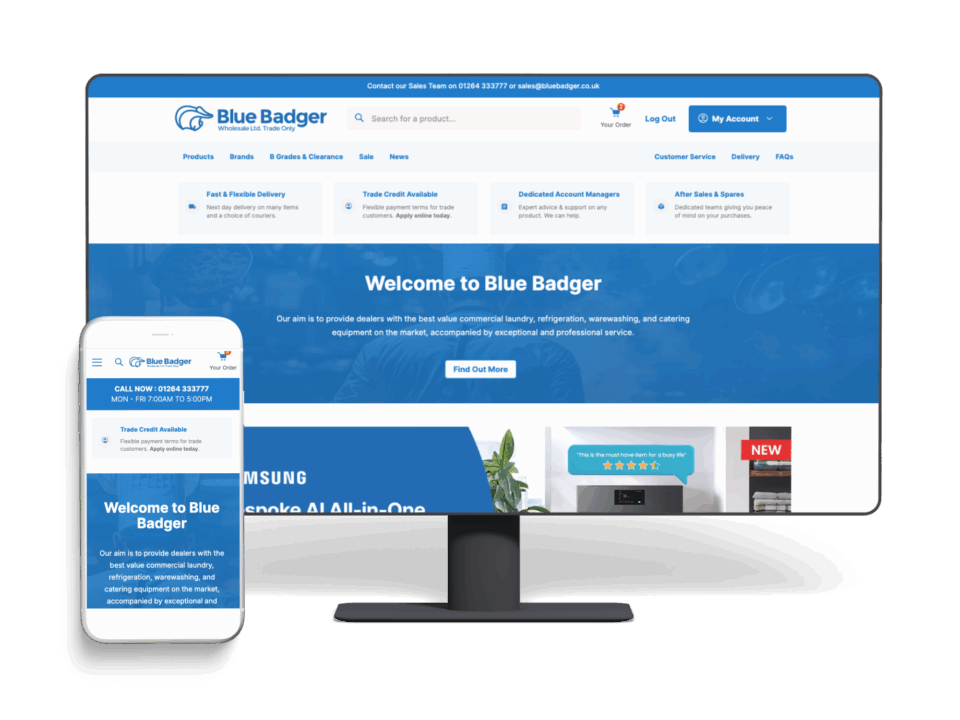wholesalers eCommerce store mockups