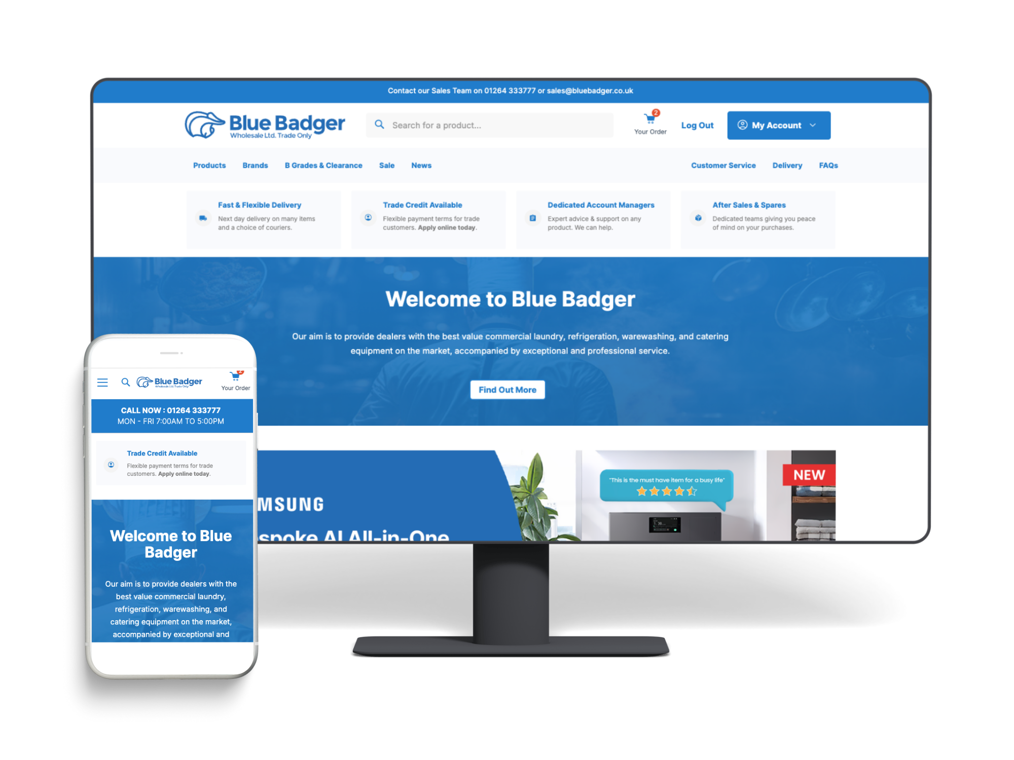 wholesalers eCommerce store mockups
