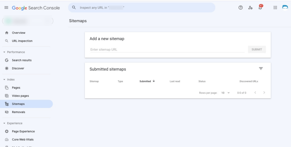 How to Bulk Delete Sitemaps in Google Search Console Check all sitemaps are deleted and add any that are required