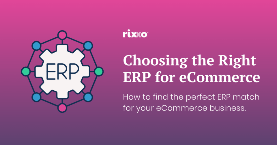 Finding Your Perfect Match: How to Choose the Right eCommerce ERP Solution for Your Business graphic depiction of an ERP for eCommerce