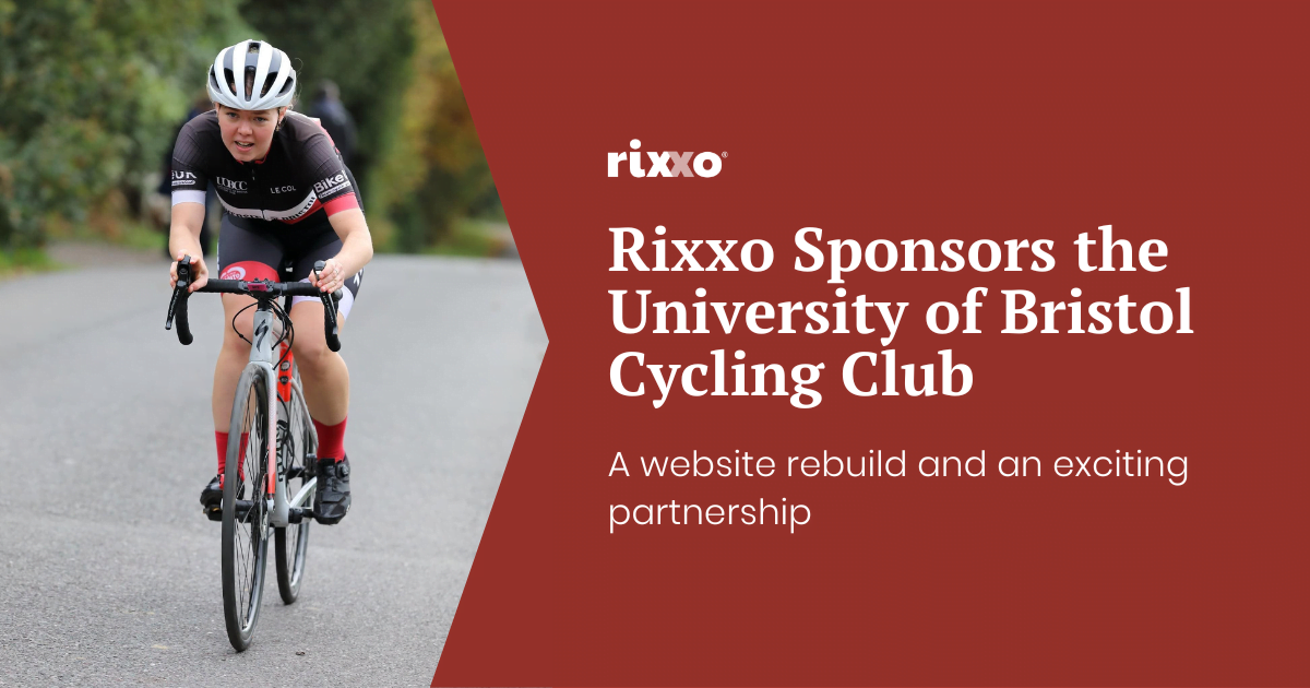 Rixxo Sponsors the University of Bristol Cycling Club Rixxo Sponsors the University of Bristol Cycling Club