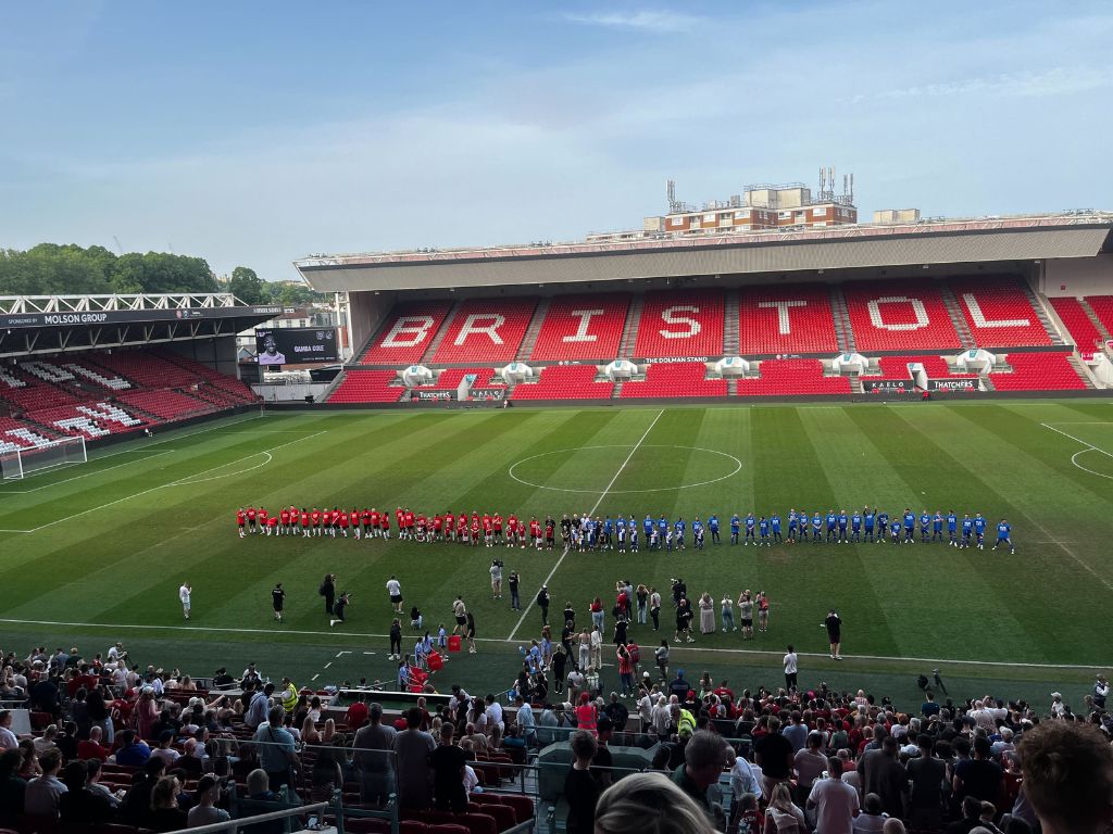Rixxo sponsors the 2026 Talk Club Cup Bristol City football ground