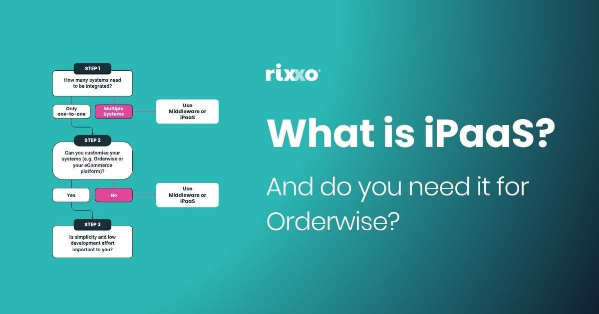 What is iPaaS? And do you need it for Orderwise? ipaas orderwise flowchart diagram