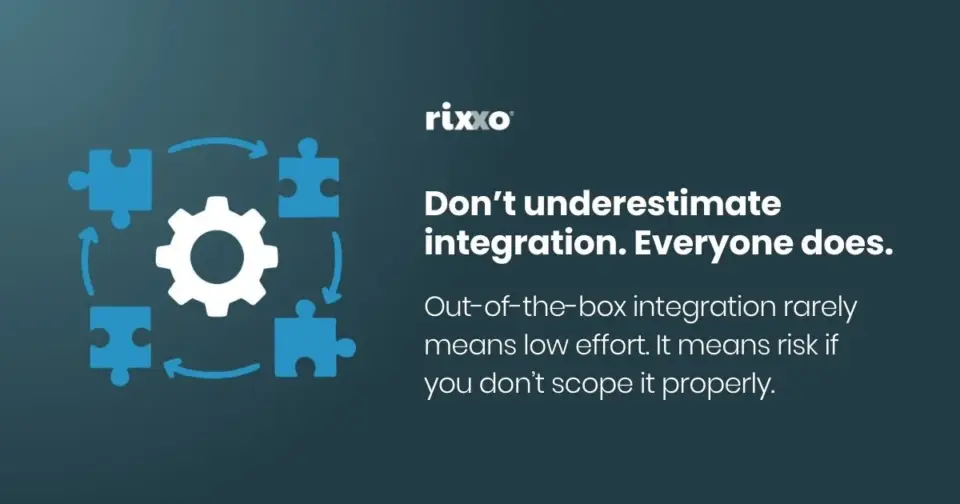 Don’t underestimate integration. Everyone does. Don’t underestimate integration. Everyone does.