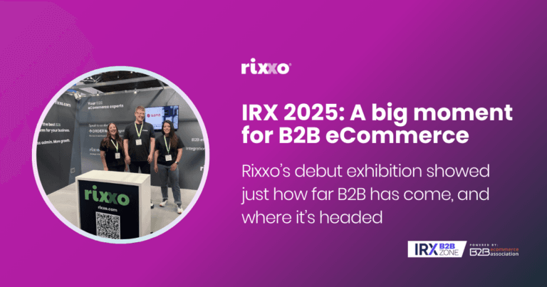IRX B2B eCommerce stand