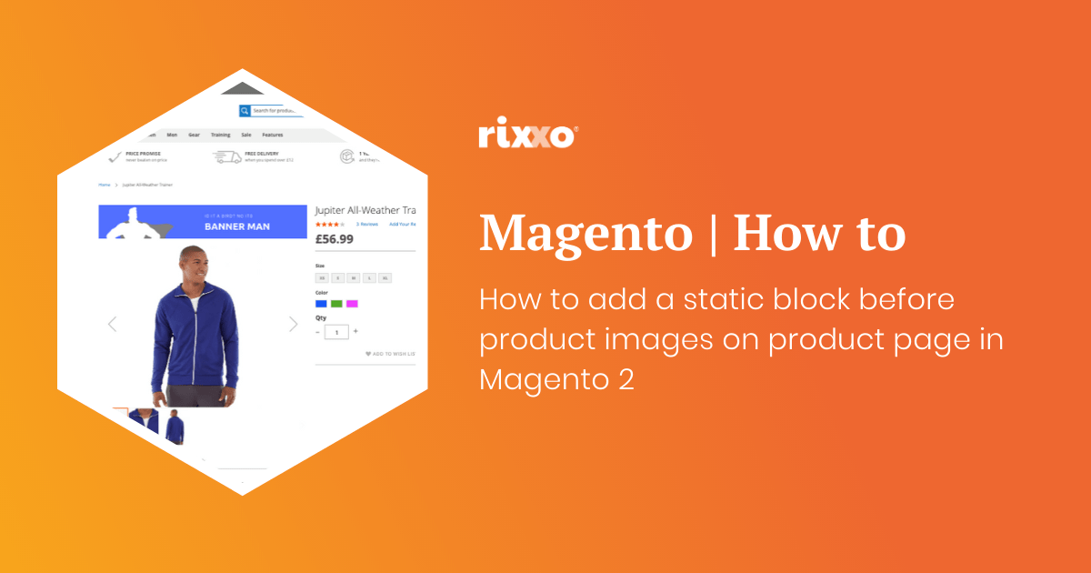 How to add a static block before product images on product page in Magento 2 How to add a static block before product images on product page in Magento 2