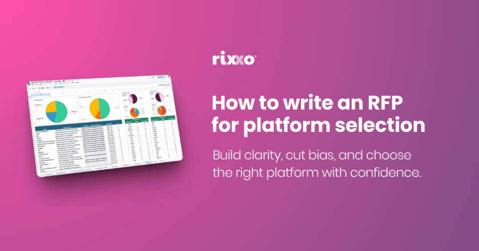 How to write an RFP for platform selection screenshot of the RFP template for platform selection