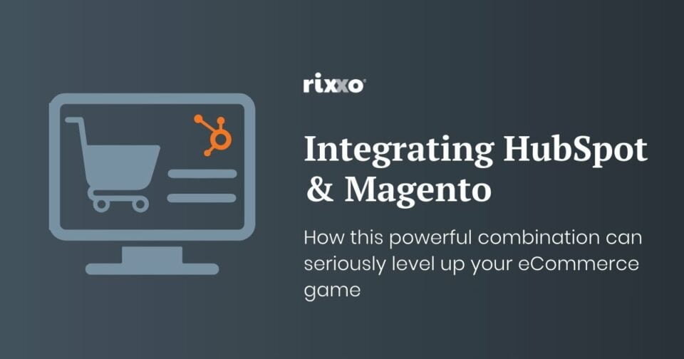 HubSpot and Magento Integration: A Complete Guide for eCommerce Hubspot and magento integration graphic of a computer screen