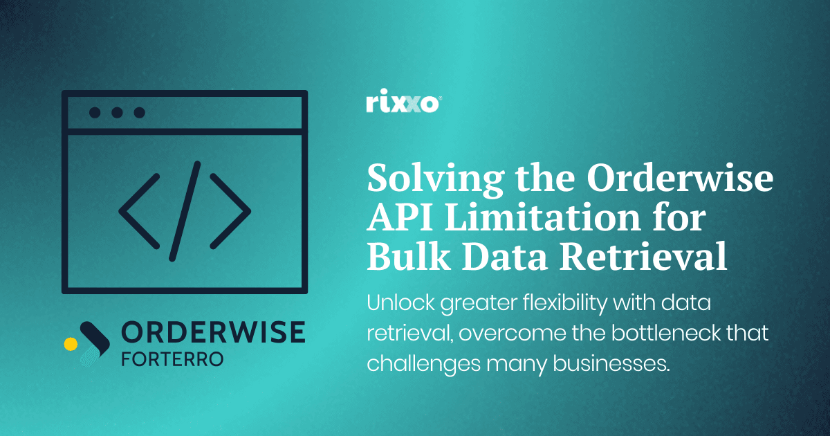 Solving the Orderwise API Limitation for Bulk Data Retrieval Solving the Orderwise API Limitation for Bulk Data Retrieval