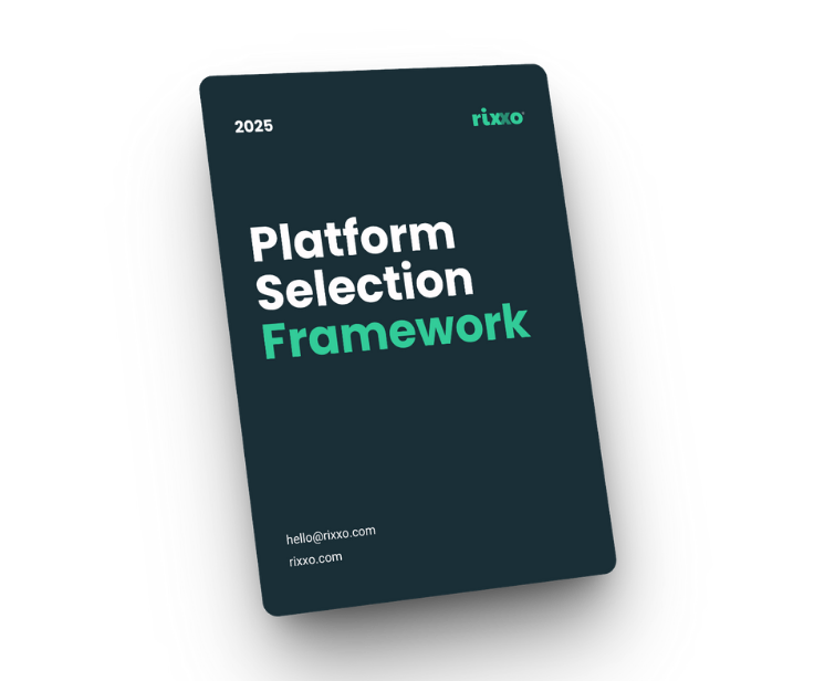 Platform Selection Rationale B2B ECommerce Platforms | Rixxo - B2B ECommerce Agency Offering ...