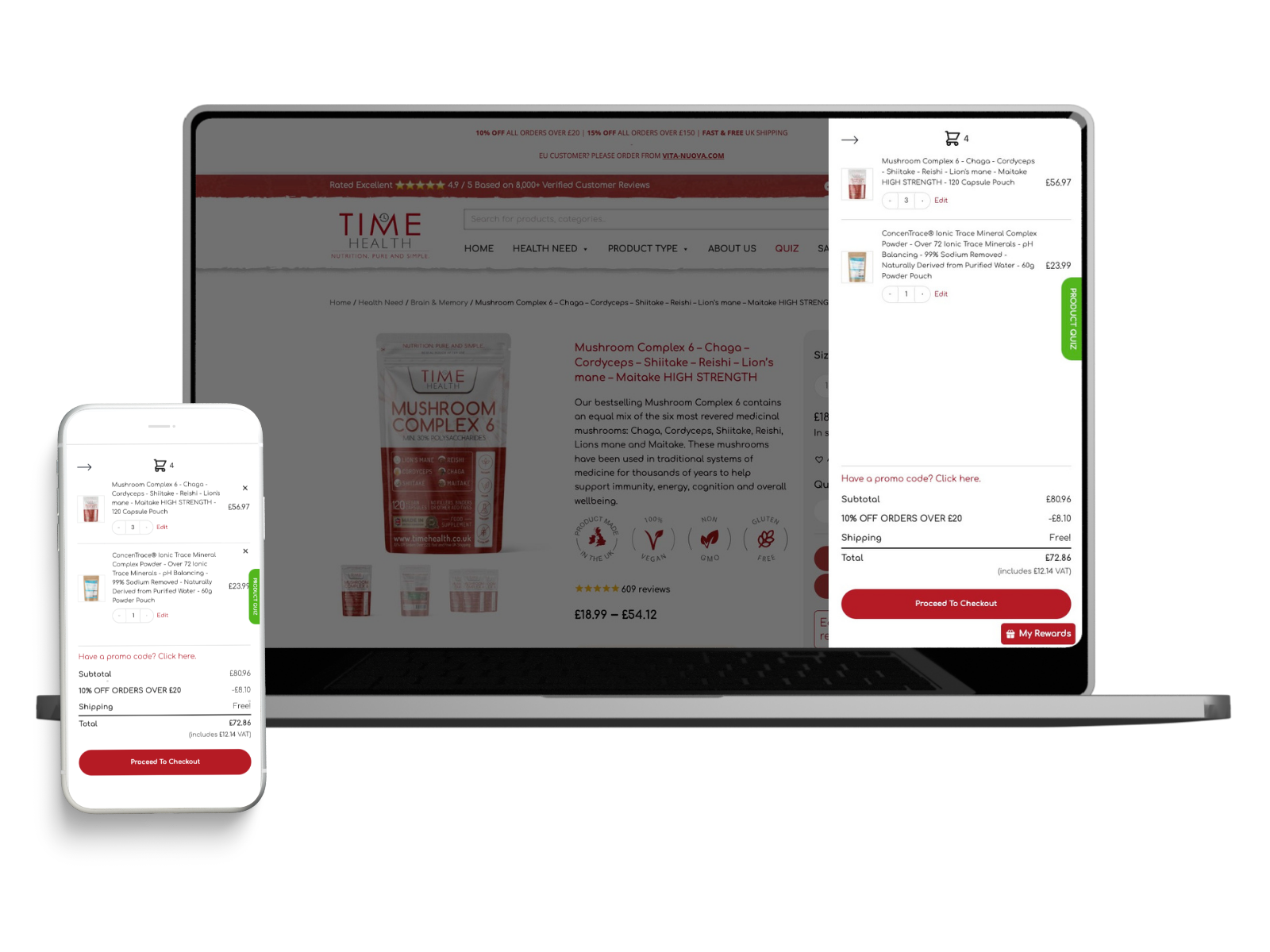 Time Health: Supercharging a Leading Nutrition & Supplement WooCommerce Store